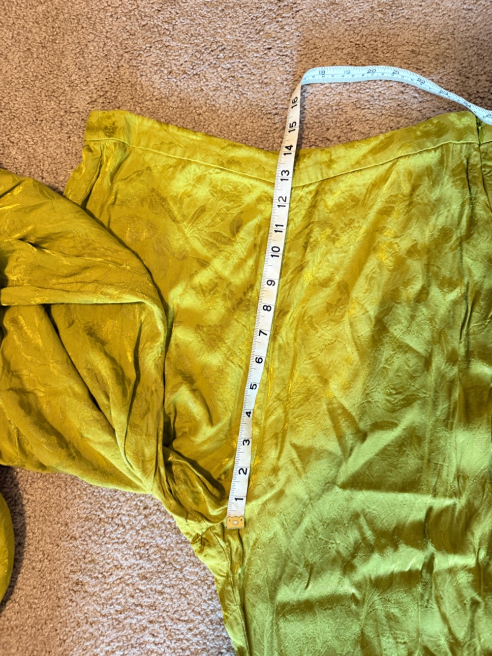 Favorite Daughter Persephone Green The Friday Floral Jacquard Wide Leg Pants 16 - Picture 8 of 8